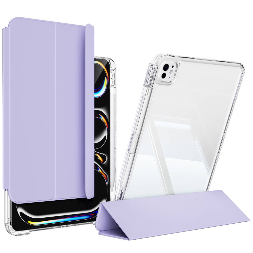 iPad Pro 13 2025 M5 Kılıf Magnetik Ayrılabilen Airbagli Zore Sliding Tablet Kılıfı