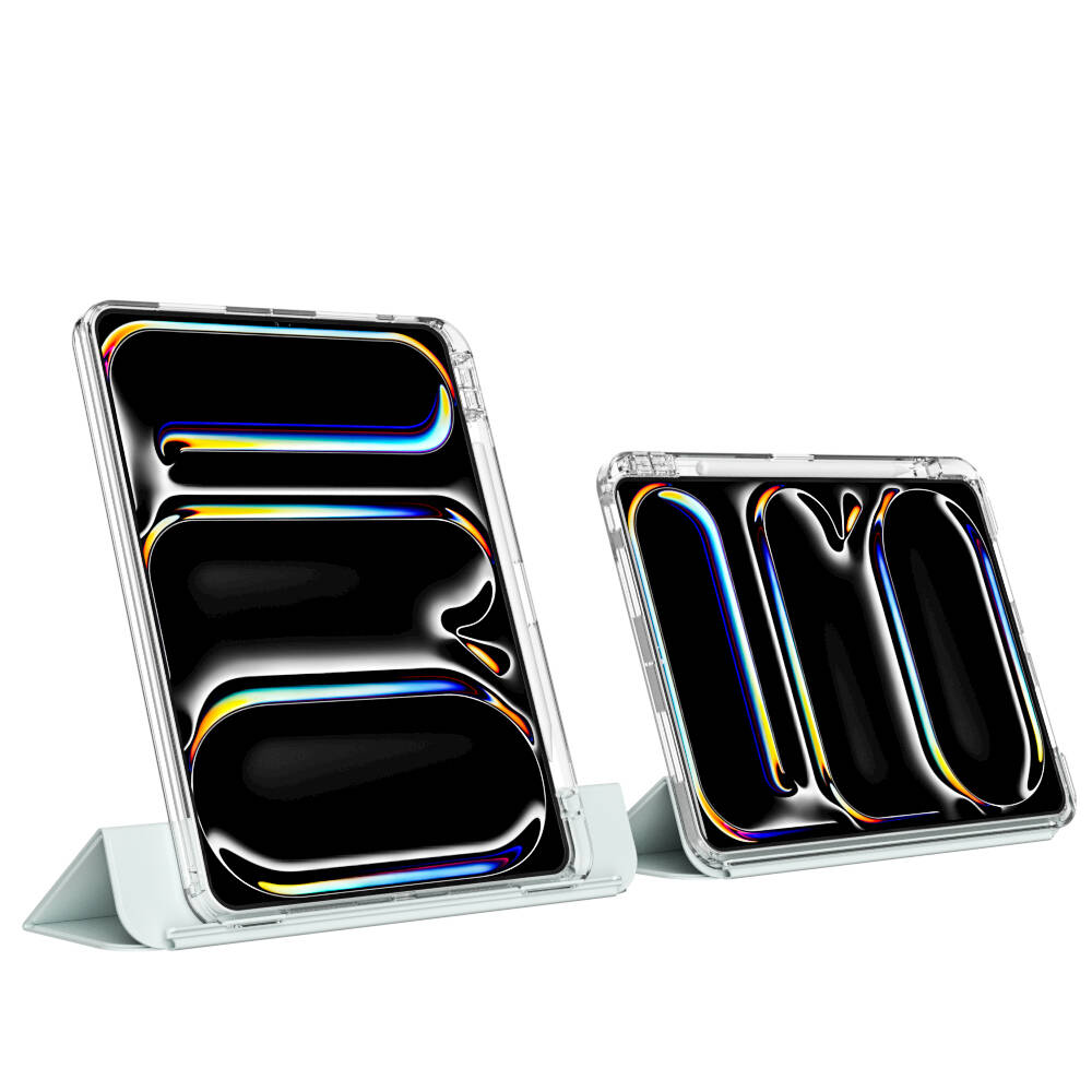 iPad Pro 13 2025 M5 Kılıf Magnetik Ayrılabilen Airbagli Zore Sliding Tablet Kılıfı