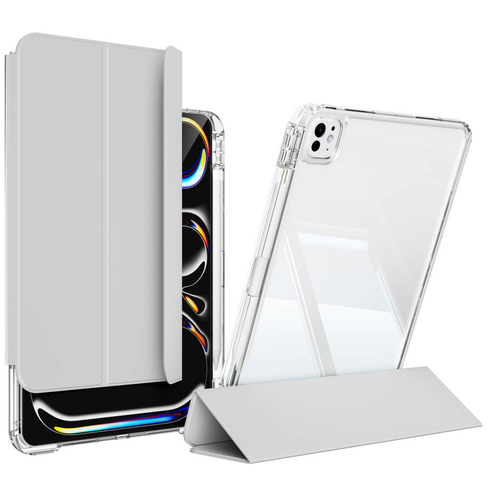 iPad Pro 13 2025 M5 Kılıf Magnetik Ayrılabilen Airbagli Zore Sliding Tablet Kılıfı