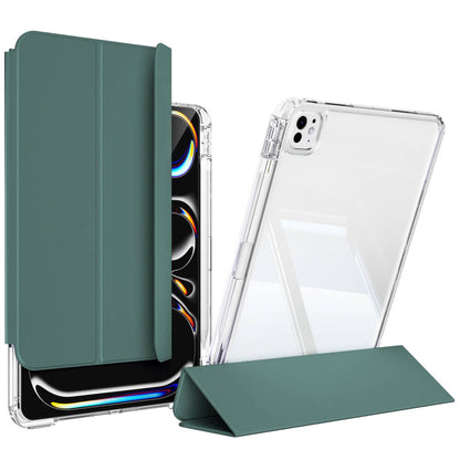 iPad Pro 13 2025 M5 Kılıf Magnetik Ayrılabilen Airbagli Zore Sliding Tablet Kılıfı