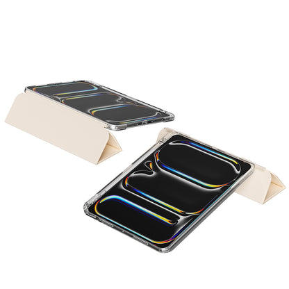 iPad Pro 13 2025 M5 Kılıf Magnetik Ayrılabilen Airbagli Zore Sliding Tablet Kılıfı