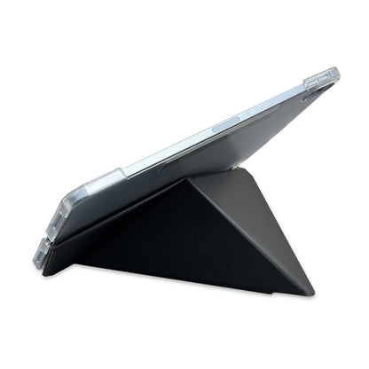 iPad Pro 13 2025 M5 Raptic Clear Folio Airbagli Şeffaf Kılıflı Katlanabilir Standlı Kılıf