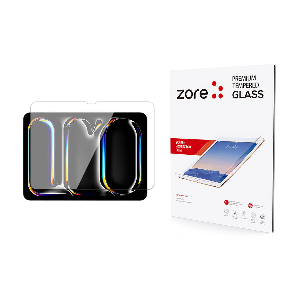 iPad Pro 13 2025 M5 Zore Tablet Temperli Cam Ekran Koruyucu