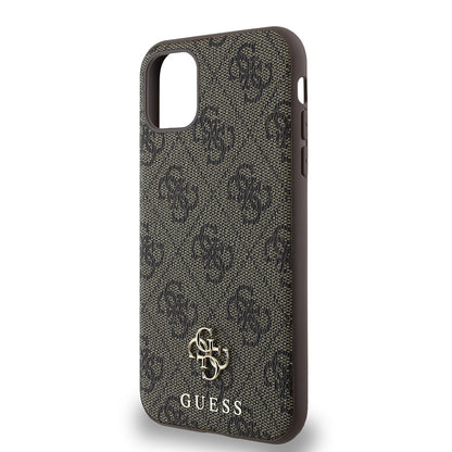 iPhone 11 Kılıf Guess Orijinal Lisanslı M-safe Şarj Özellikli Small 4G Classic Kılıf