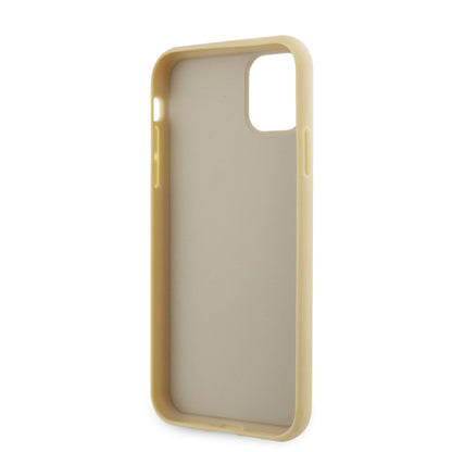 iPhone 11 Kılıf Guess Orijinal Lisanslı Taşlı Arka Yüzey Üçgen Logolu Kılıf