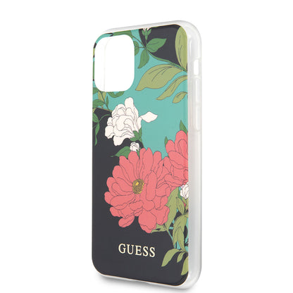 iPhone 11 Kılıf GUESS Çiçek Desenli Tasarım Kılıf