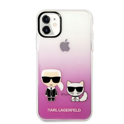 iPhone 11 Kılıf Karl Lagerfeld Sert TPU K&C Dizayn Kılıf