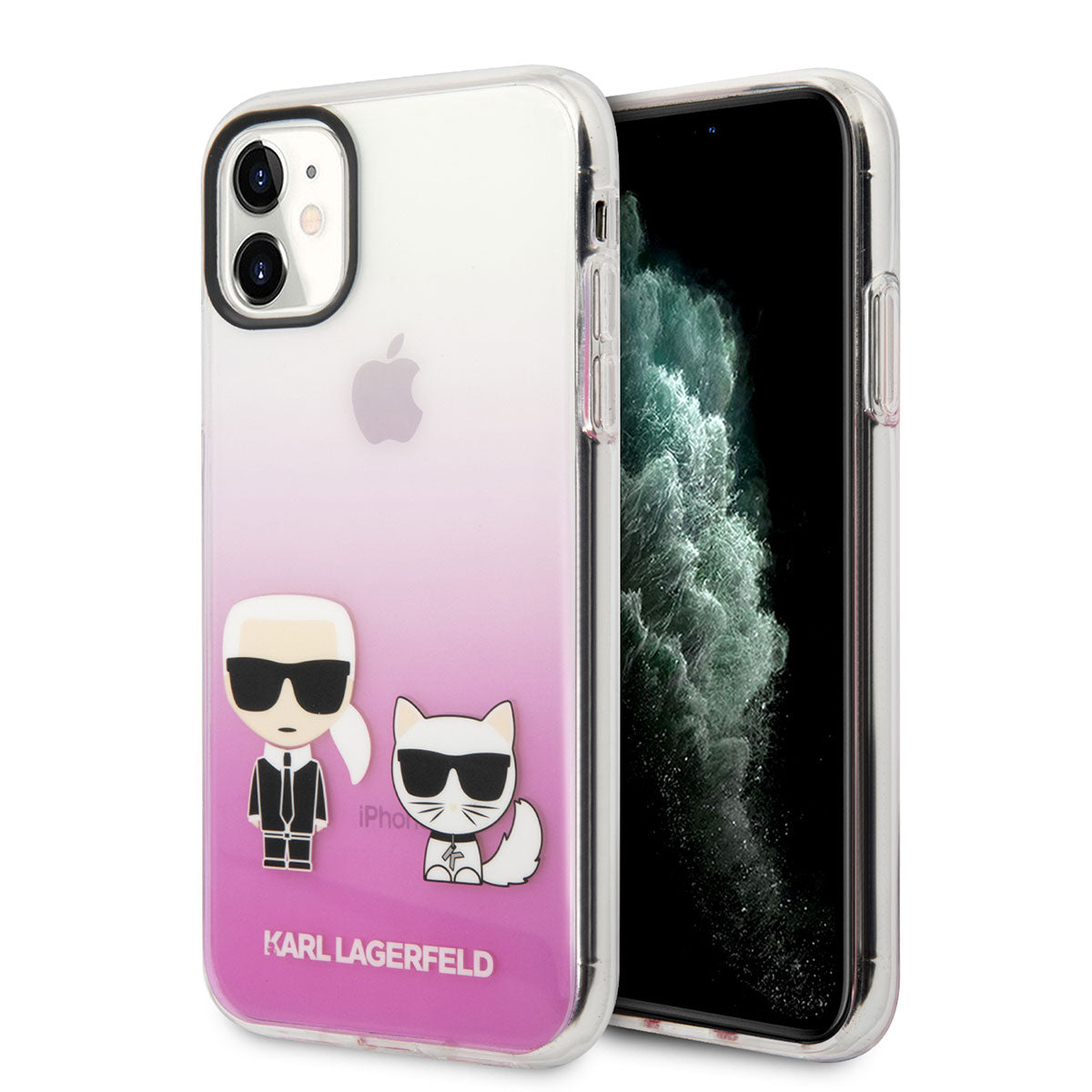 iPhone 11 Kılıf Karl Lagerfeld Sert TPU K&C Dizayn Kılıf