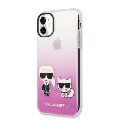 iPhone 11 Kılıf Karl Lagerfeld Sert TPU K&C Dizayn Kılıf