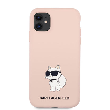 iPhone 11 Kılıf Karl Lagerfeld Silikon Choupette Dizayn Kılıf