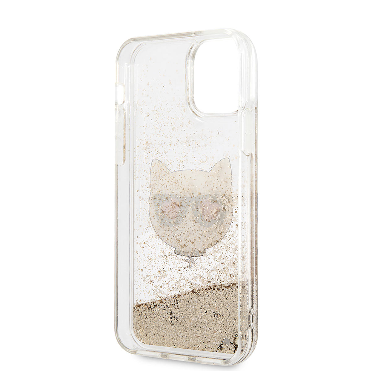 iPhone 11 Kılıf Karl Lagerfeld Sıvılı Simli Choupette Dizayn Kılıf