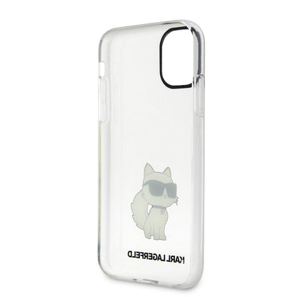 iPhone 11 Kılıf Karl Lagerfeld Transparan Choupette Dizayn Kılıf