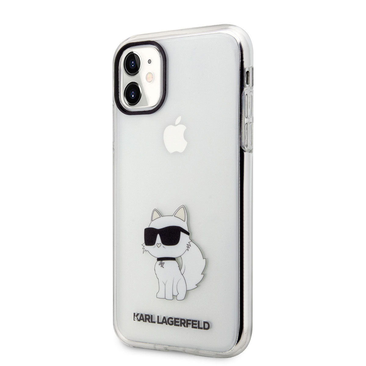 iPhone 11 Kılıf Karl Lagerfeld Transparan Choupette Dizayn Kılıf