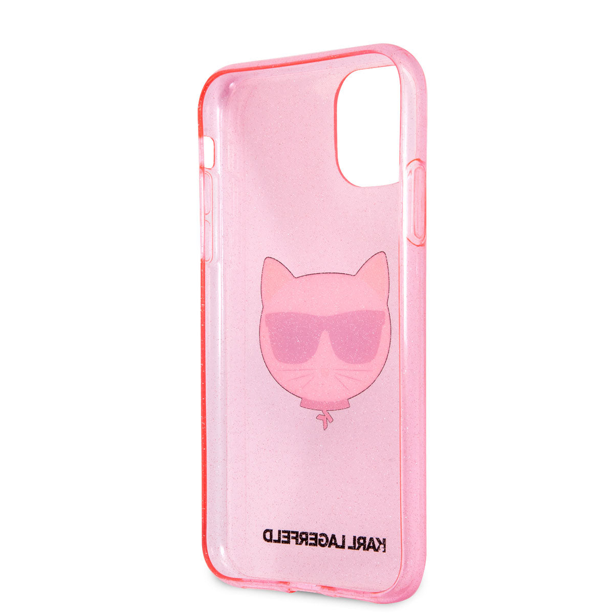 iPhone 11 Kılıf Karl Lagerfeld Transparan Choupette Head Dizayn Kılıf