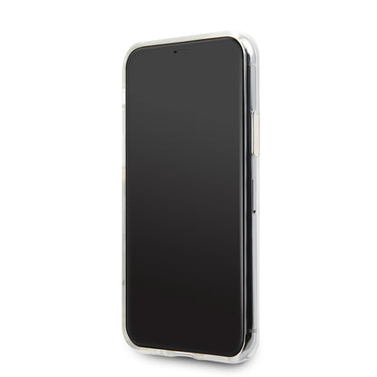 iPhone 11 Kılıf Karl Lagerfeld Yarı Transparan Karl Dizayn Kılıf