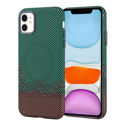 iPhone 11 Kılıf M-safe Şarj Özellikli Karbon Fiber Görünümlü Zore Nekst Kılıf