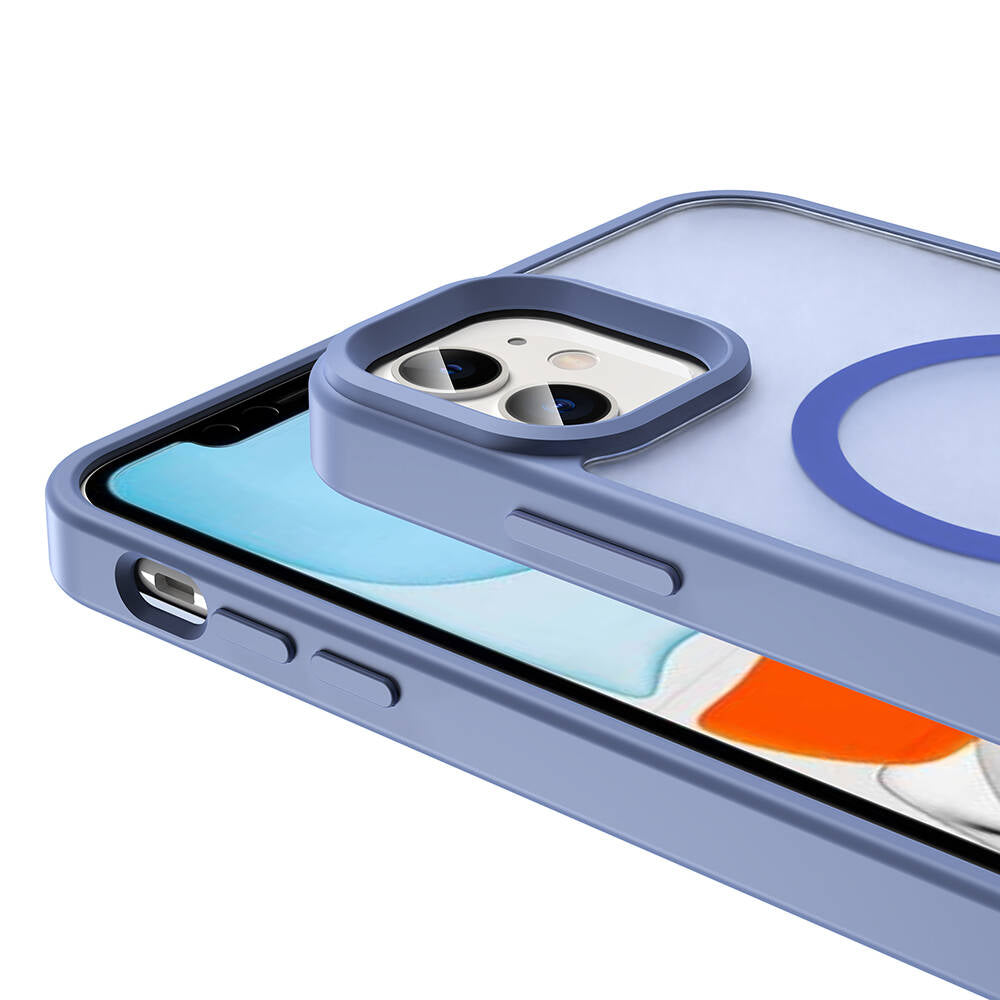 iPhone 11 Kılıf M-safe Şarj Özellikli Mat Arka Yüzey Zore Sio Kılıf