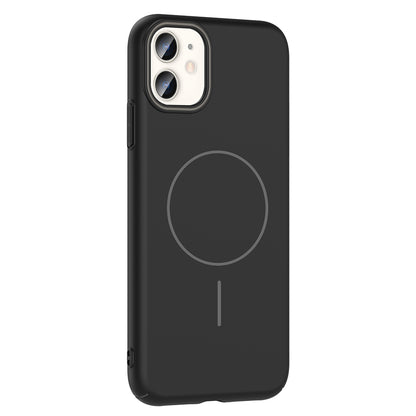 iPhone 11 Kılıf M-safe Şarj Özellikli Zore Ruby Sert Kılıf