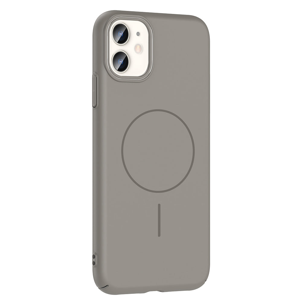 iPhone 11 Kılıf M-safe Şarj Özellikli Zore Ruby Sert Kılıf