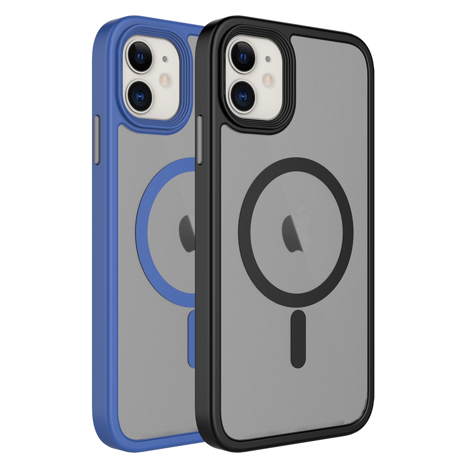 iPhone 11 Kılıf Mat Arka Yüzey Wireless Şarj Özellikli Zore Flet M-safe Kılıf