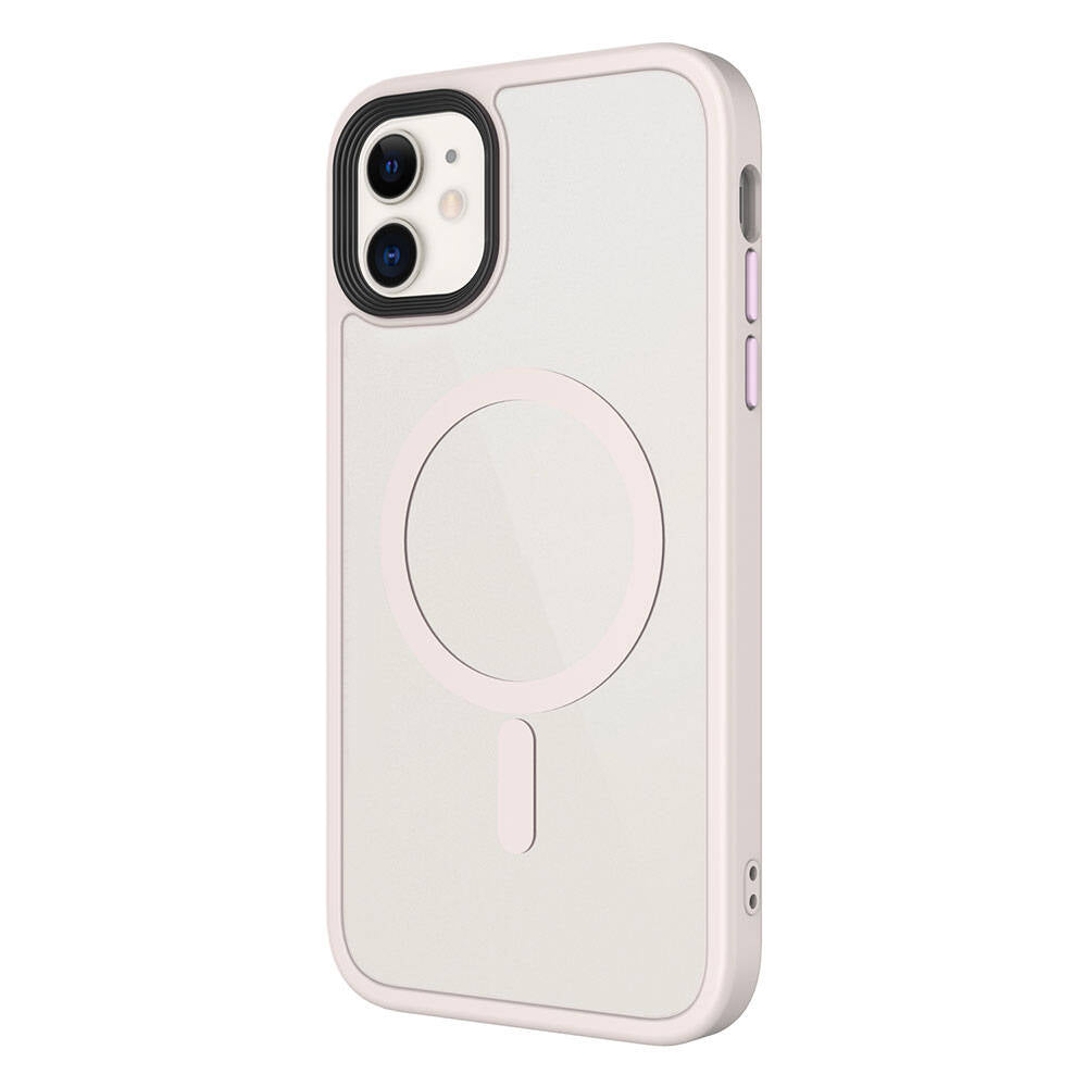 iPhone 11 Kılıf Mat Arka Yüzey Wireless Şarj Özellikli Zore Flet M-safe Kılıf
