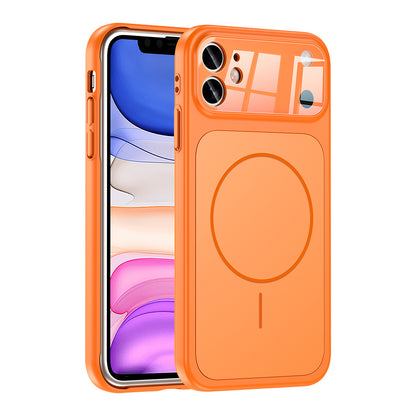 iPhone 11 Kılıf Zore M-Safe Şarj Özellikli Kamera Korumalı Formen Kılıf