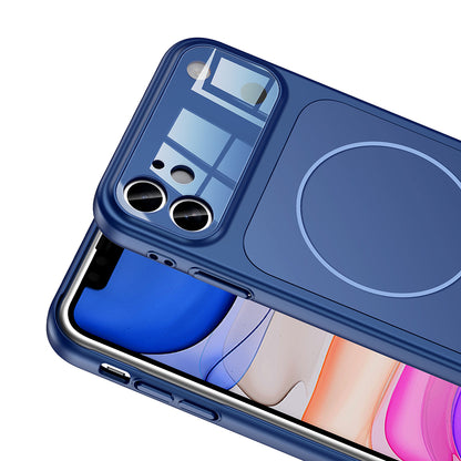 iPhone 11 Kılıf Zore M-Safe Şarj Özellikli Kamera Korumalı Formen Kılıf