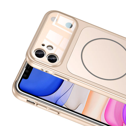 iPhone 11 Kılıf Zore M-Safe Şarj Özellikli Kamera Korumalı Formen Kılıf