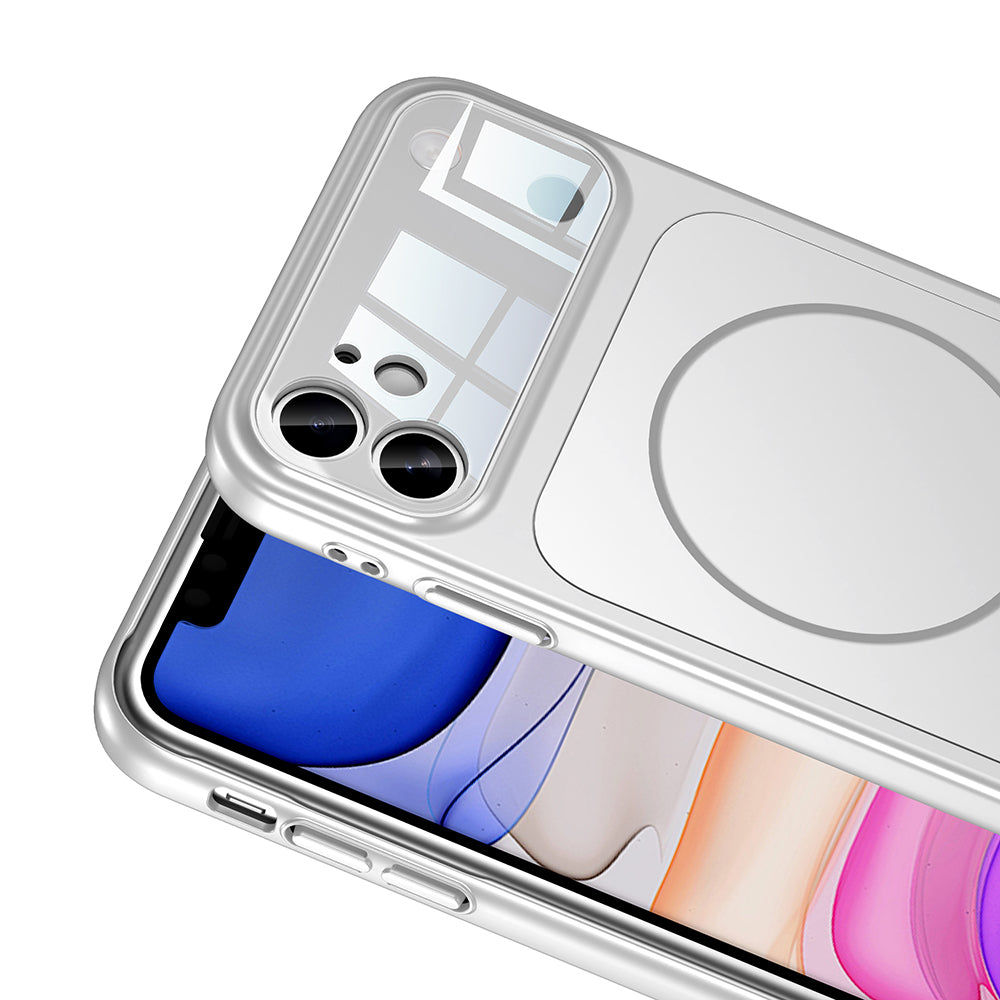 iPhone 11 Kılıf Zore M-Safe Şarj Özellikli Kamera Korumalı Formen Kılıf