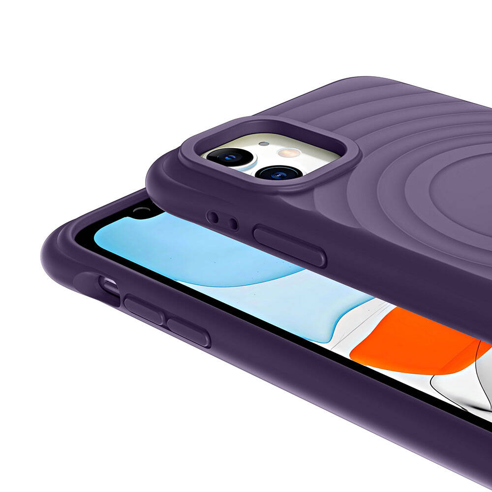 iPhone 11 M-safe Şarj Özellikli Airbagli Mat Görünümlü Zore Hepi Kılıf