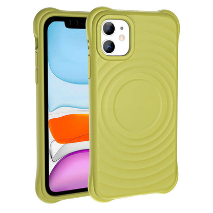 iPhone 11 M-safe Şarj Özellikli Airbagli Mat Görünümlü Zore Hepi Kılıf