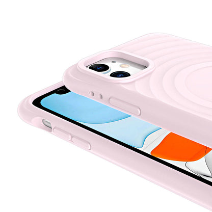 iPhone 11 M-safe Şarj Özellikli Airbagli Mat Görünümlü Zore Hepi Kılıf