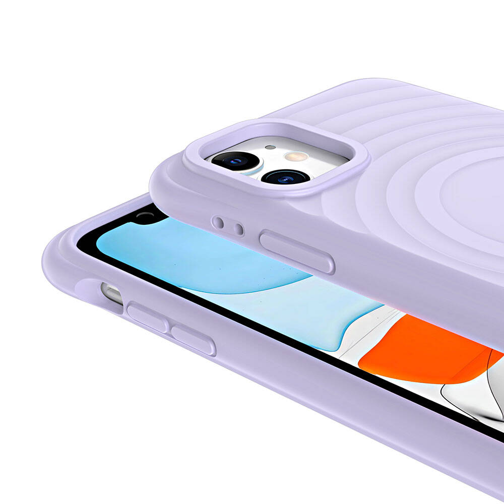 iPhone 11 M-safe Şarj Özellikli Airbagli Mat Görünümlü Zore Hepi Kılıf