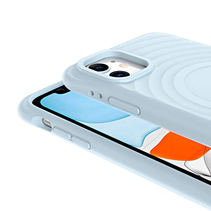 iPhone 11 M-safe Şarj Özellikli Airbagli Mat Görünümlü Zore Hepi Kılıf