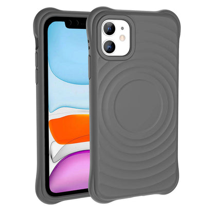 iPhone 11 M-safe Şarj Özellikli Airbagli Mat Görünümlü Zore Hepi Kılıf