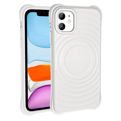 iPhone 11 M-safe Şarj Özellikli Airbagli Mat Görünümlü Zore Hepi Kılıf