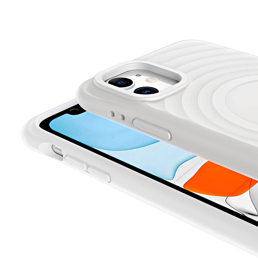 iPhone 11 M-safe Şarj Özellikli Airbagli Mat Görünümlü Zore Hepi Kılıf