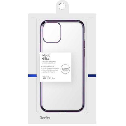iPhone 11 Pro Benks Magic Glitz Ultra-Thin Transparent Protective Soft Kılıf