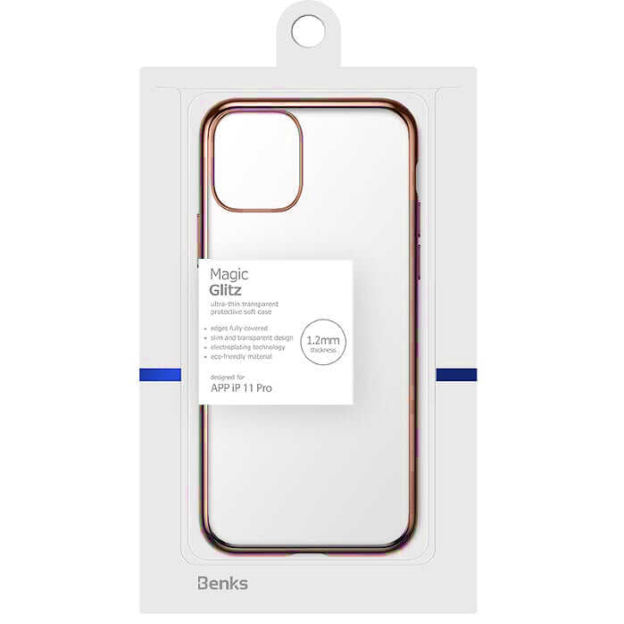 iPhone 11 Pro Benks Magic Glitz Ultra-Thin Transparent Protective Soft Kılıf