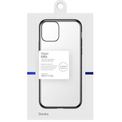 iPhone 11 Pro Benks Magic Glitz Ultra-Thin Transparent Protective Soft Kılıf
