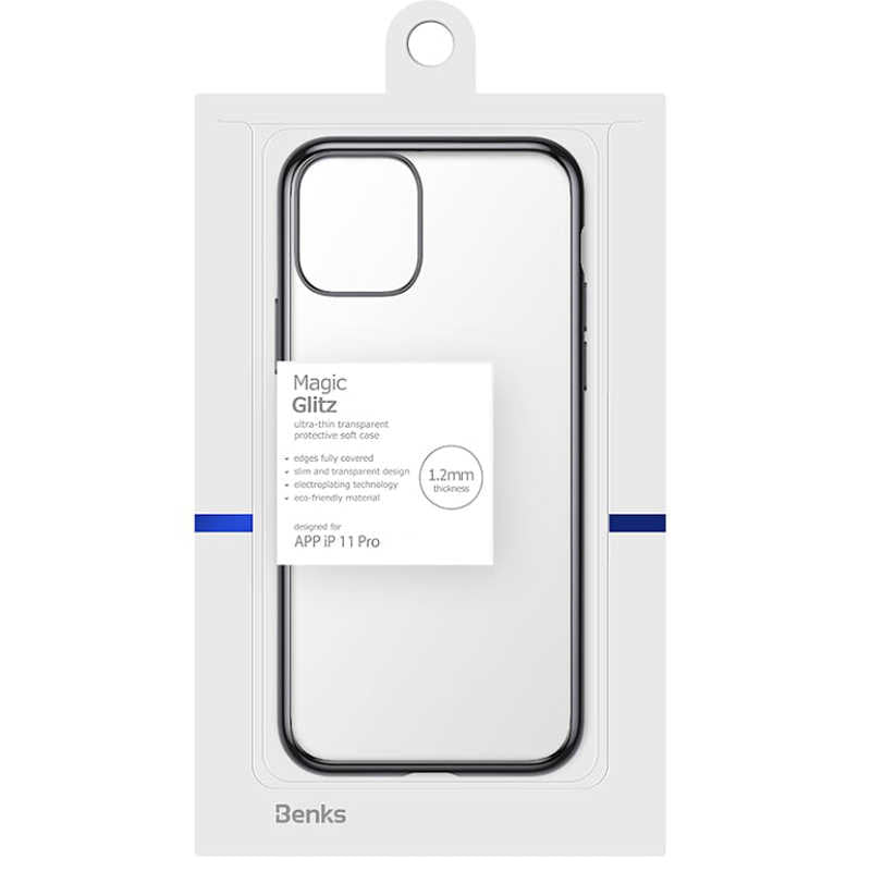 iPhone 11 Pro Benks Magic Glitz Ultra-Thin Transparent Protective Soft Kılıf