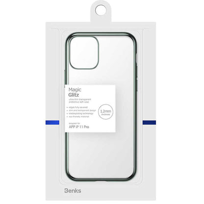 iPhone 11 Pro Benks Magic Glitz Ultra-Thin Transparent Protective Soft Kılıf