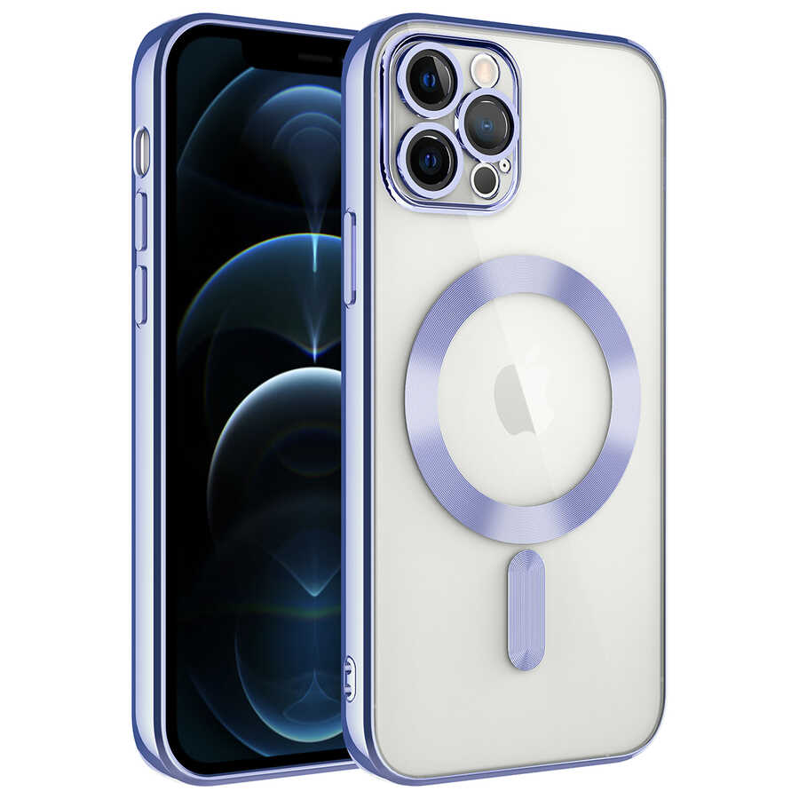 iPhone 11 Pro Kılıf Kamera Korumalı M-safe Wireless Şarj Özellikli Zore Demre Kılıf