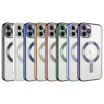 iPhone 11 Pro Kılıf Kamera Korumalı M-safe Wireless Şarj Özellikli Zore Demre Kılıf