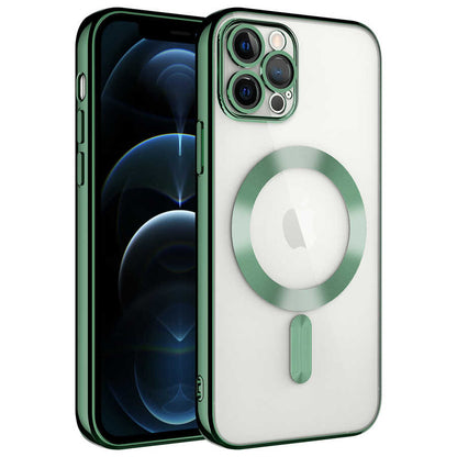 iPhone 11 Pro Kılıf Kamera Korumalı M-safe Wireless Şarj Özellikli Zore Demre Kılıf