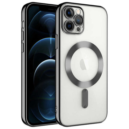 iPhone 11 Pro Kılıf Kamera Korumalı M-safe Wireless Şarj Özellikli Zore Demre Kılıf