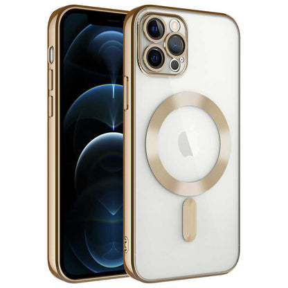 iPhone 11 Pro Kılıf Kamera Korumalı M-safe Wireless Şarj Özellikli Zore Demre Kılıf