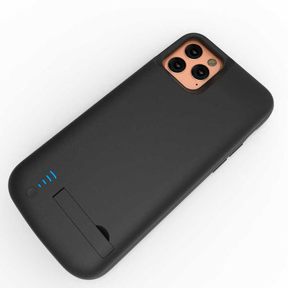 iPhone 11 Pro Zore Standlı Led Göstergeli Şarjlı Kılıf 5000mAh