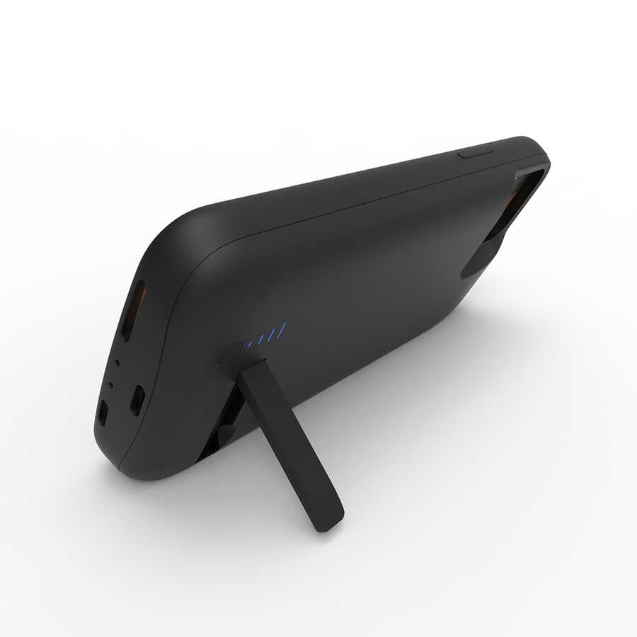 iPhone 11 Pro Zore Standlı Led Göstergeli Şarjlı Kılıf 5000mAh