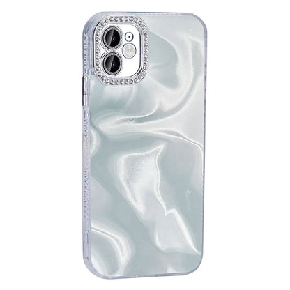 iPhone 12 Kılıf Airbagli Parlak Taş Detay Tasarımlı Zore Esila Kılıf